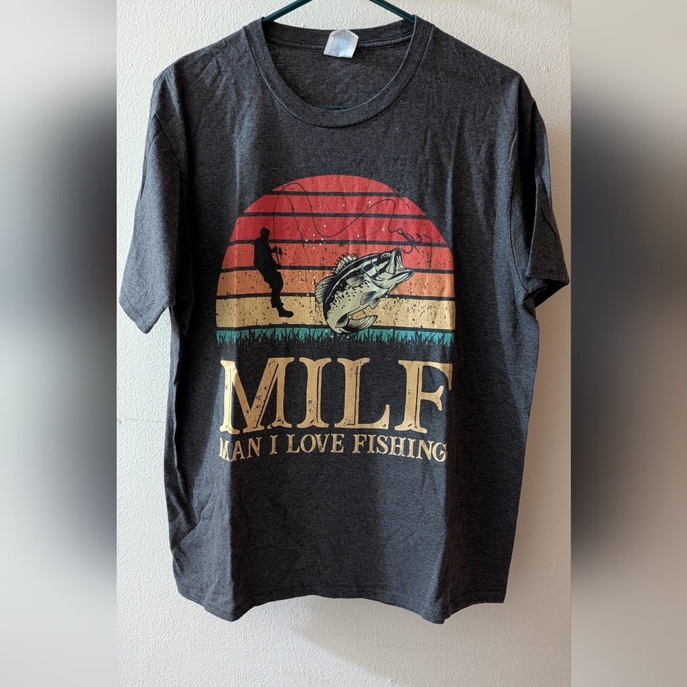 Gray Graphic Men's T-Shirt